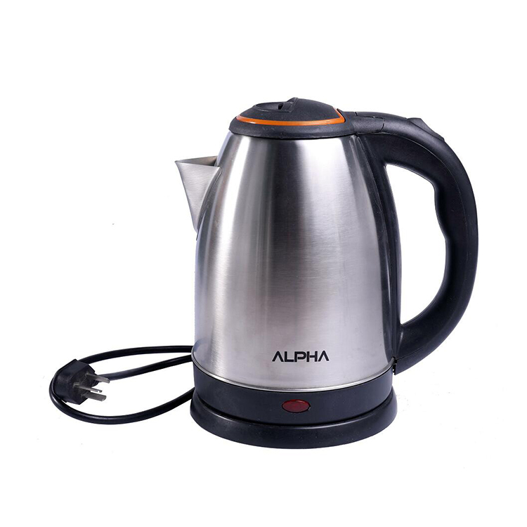 Stainless steel 1.8 Liter 1500W hot water electric kettle