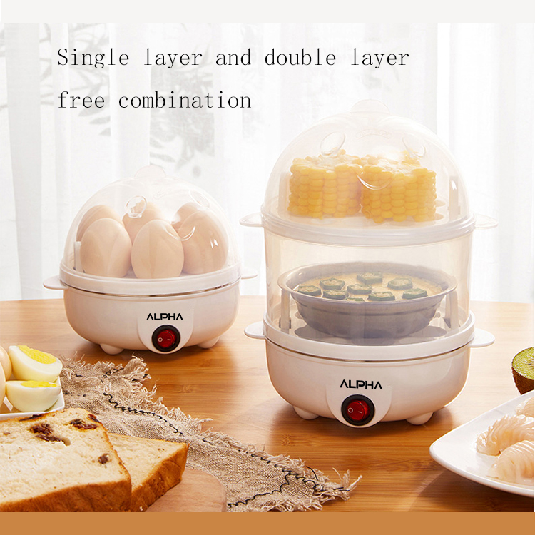 Double-layer egg steamer Household multifunctional electric